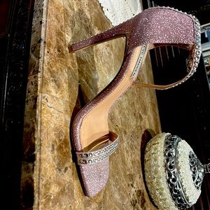 Sparkly pink High heels. Worn once to a wedding